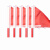 晶事达（JINGSHIDA）蛇形标志杆倒车杆三角旗 蛇形跑杆障碍警示杆三角旗（10个/组）
