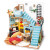 若态diy小屋立体拼图房子模型拼装积木儿童玩具 乔伊的半岛客厅DG141
