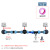 澳翊 IBC吨桶接头串联配件PE管接头弯头等径直接吨桶三通阀门 【98443】3桶串联-4分-镀镍黄铜龙头一出二