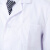 百舸白大褂长袖短袖女修身药房实验实习学生护士冬装夏装隔离衣（男长袖xl）