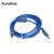 (RunesKee) USB2.0打印机数据线高速方口连接转接线 A公对B公 带屏蔽磁环 透明蓝 1.42米