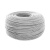 润宏工品 透明镀锌包塑钢丝绳 起重钢丝绳 抗拉晾衣绳 2.0mm+8个卡扣 一盘（100米价） 