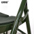 安赛瑞 户外折叠作业椅 塑料指挥椅 野营便携式折叠椅户外桌椅 46×53×84.5CM 绿色700187
