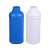 级塑料圆瓶250ml500毫升1L样品解胶剂瓶避光密封瓶试剂色精瓶 1L乳白色瓶子