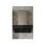 博诺格定制做厨房油烟机包风管道装饰罩子加高延长围隔遮挡板拉丝 黑钛镜面0.6-0.7平方
