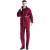 易美丽诺 LH1014 分体式反光雨衣雨裤套装户外雨具 酒红色 基础面料3XL