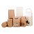 稳斯坦 W5721 (20个)牛皮纸包装盒 手工皂茶包存储袋干果食品包装盒 心形窗11*23cm