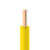 起帆(QIFAN)电线电缆 BVR1.0平方国标(BV 二类绞合导体)家装单芯多股软线 100米 黄色