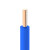 起帆电线电缆 BV70平方国标铜芯电源线单芯多股硬线 蓝色1米【20米起定不退换】
