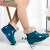 德国进口品质时尚短筒防水鞋雨鞋低筒雨靴女夏季厨房工作胶鞋 蓝色单鞋标准码 38