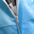 舜选 防静电工作服 连体洁净防尘  无尘防护服 带帽连体科研喷漆S004-0 蓝色 XL