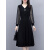 PBK裙子夏天女装2024夏季新款显瘦中年黑色连衣裙子女士装春 黑色 《女神范气质洋气时髦女装》 5XL （181-200斤）