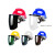 鑫洛芙电焊面罩安全帽式支架面屏防护冲击头戴式焊帽工专用烧氩弧焊接 蓝色安全帽+支架+茶屏