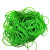 聚氨酯PU圆带原色粗纹牛筋毛面O型圆形传送带 绿色(粗面)2.5m一卷400米