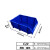 零件盒塑料组合式收纳盒物料盒组立元件盒螺丝配件工具盒储物盒斜 C2#蓝520*350*190