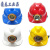 倘沭湾安全帽头灯带灯的安全帽LED充电头盔灯矿用防水防汛龙矿夫灯 K200+充电器+加厚透气型   黄帽