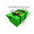 水共王俞 铅酸电池盒外壳三轮电动车60v通用仓20a装72伏电瓶盒子 整套绿色72V20A专用电池盒