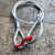 钢丝绳成套吊索具吊钩起重钢丝绳吊带单肢吊钩压制钢丝绳定制适用 05T05米