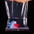 飞尔（FLYER）透明pe自封袋 密封袋 加厚塑料封口袋 包装袋【16×24cm 100只 16丝 红边】