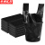 京洲实邦 手提式垃圾袋黑色加厚背心款塑料袋 45*80cm/100只ZJ-1686