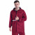 易美丽诺 LH1016 分体式反光雨衣雨裤套装户外雨具 酒红色 升级面料L