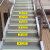 小心台阶地贴警示防水防滑安全出口温馨提示标语反光磨砂标识牌 小心地滑(XDT07)(绿) 40x10cm