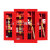 康迪普 微型消防站消防柜消防器材全套建筑工地柜灭火箱消防工具放置柜 双门消防柜1800*1200*400mm