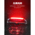洛克兄弟山地自行车骑行尾灯USB充电警示灯夜骑尾灯前灯LED装备 WR01A 蓝红白三色交替