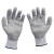 哥尔姆 五级防割手套 HPPE耐磨防护防切割劳保手套工业园艺防割 工作手套 麻灰色（10双装） XL