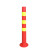 橡胶路锥反光圆锥 雪糕桶安全警示柱   6起 72厘米EVA安全立柱