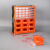 定制桌面饰品收纳盒螺丝零件物料工具盒抽屉式配件柜可挂墙电子件盒 粉红色 39抽手机维修橙色