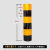 警示桩黄黑反光膜电线杆反光贴交通膜安全柱子反光贴纸红白电力膜 3黄3黑高度120cm长度5米