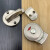 吕航卫生间配件公共厕所指示锁拉丝带拉手不锈钢合金插销门锁K29定制