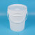 加厚塑料桶胶桶涂料桶油漆化工18L20L水桶25公斤带盖密封圆桶白色 25升大口桶（加厚） 平盖