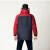代尔塔405321时尚防寒服保暖外套可脱卸内胆装新雪丽低温-20 405321红色 L