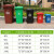 捷诺立（JNL）22392 加厚户外垃圾桶 小区物业垃圾桶 分类垃圾桶 有轮带盖棕色湿垃圾100L