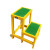 适配JYD钢移动绝缘凳双层可移动检修绝缘台电工绝缘凳环氧树脂玻 80cm高双层30*50cm台面