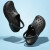 卡骆驰（crocs）男鞋女鞋 24春新款户外运动鞋沙滩鞋舒适透气休闲凉鞋拖鞋洞洞鞋 黑色贝雅/晒图返5 M7W9(39-40/250mm)