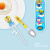 啵乐乐（Pororo）儿童餐具 宝宝筷子勺子辅助练习 便携餐具套装啵乐乐款3岁以上