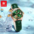 欧利时（OLEVS）瑞士认证品牌手表女机械表简约气质女士手表夜光防水镶钻时尚女表 OLEVS-6601-复古绿