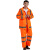 大杨RF715牛津布双层反光雨衣雨裤套装 橘色166-170 防汛救援分体透气安全警示服 定制