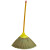 益美得手工扫把高粱芒草植物秸秆草编扫把笤帚商用扫地扫帚 木杆凤尾扫把