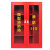 百舸 消防柜全套消防设备器材存放柜应急工具柜灭火器放置柜微型消防站 1.4*0.9m 加厚消防柜