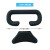 黑叶pimax小派头盔HTC vive一代pro眼镜通用头盔眼罩面部皮质护垫海绵垫眼镜框垫 oculus rift s眼罩