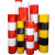 Homeglen电线杆双色反光膜警示防撞贴膜道路交通柱子贴带 50cm宽红白直纹50米整卷