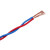 中迈 电线电缆NH- RVS 2*0.75平方2芯耐火铜芯双绞软线 100米 红/蓝
