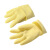 品之德 5双加厚乳胶手套 工业乳胶手套耐酸碱 加厚耐磨工业劳保手套 黄色乳胶手套5双L码