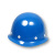 诺瑞斯安 安全帽工地透气款免费印字圆形防砸建筑工程防护工人头盔国标 蓝色
