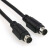 8芯插头 MD8芯连接线 PLC公对公 连接线 8针圆头线 公对公 2m