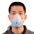 盾守硅胶可清洗口罩 防工业粉尘打磨防灰尘面具  骑行防雾霾PM2.5防护 面具一个(内含1片超纤维滤棉)